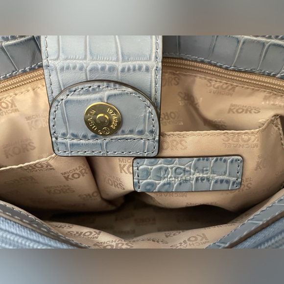 MICHAEL KORS Hamilton Studded Tote Bag - Dark Denim - Picture 4 of 11